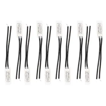 

10 Pcs Bimetal Temperature Control Switch Thermostat 40 Celsius N.O TLRS9700