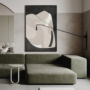 

Large Nordic Art Paintings Abstract Living Room Aesthetic Baby Room Poster Room Decor Quadro Modern Home Decor BY50PA