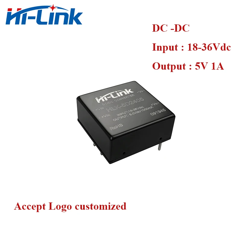 DC 18 36V to 5V 1A выходной трансформатор постоянного тока для выключателя мощности HLK