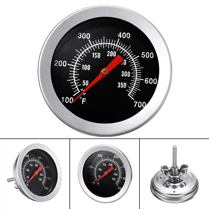 BBQ Smoke Grill Baking Thermometer Gauge Temperature Hot Barbecue 2020 V1T1 