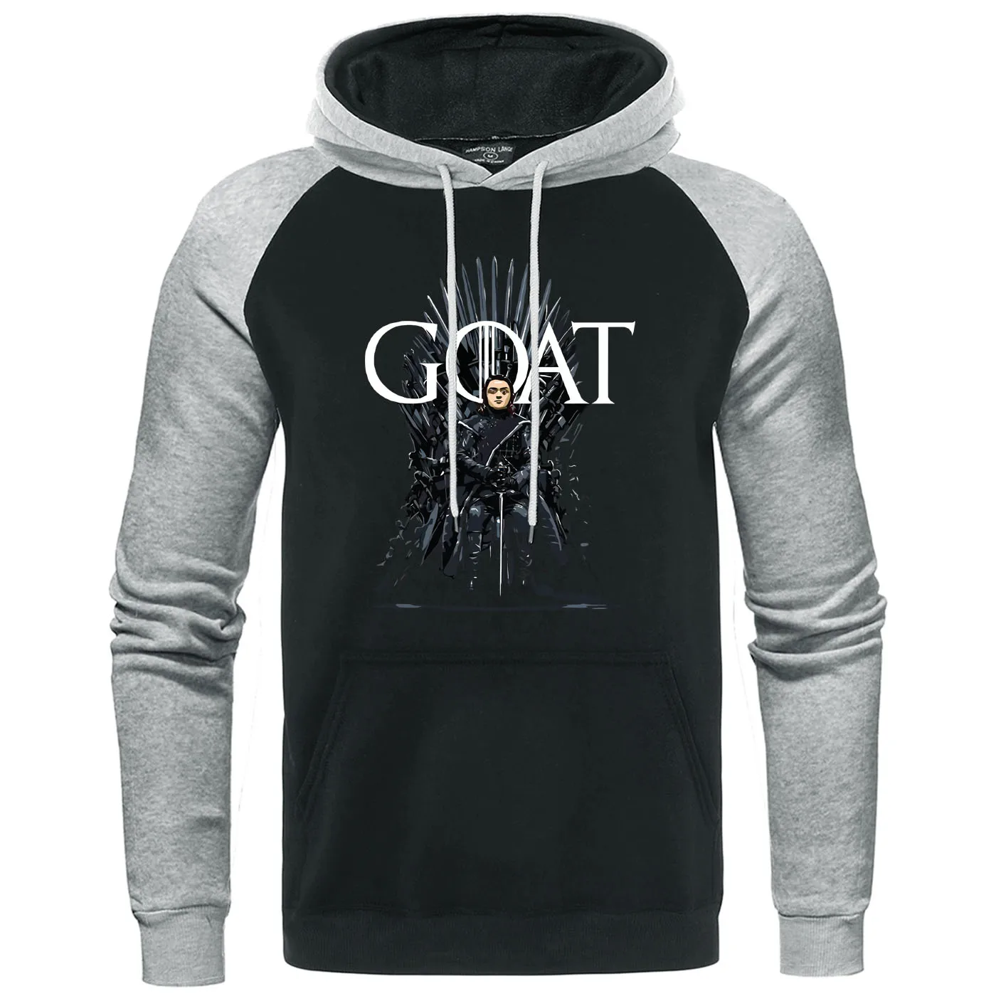 Arya Stark Goat, толстовки с капюшоном, Игра престолов, толстовки, Толстовка для мужчин, осень, теплый реглан, Мужской пуловер, Harajuku, уличная толстовка с капюшоном