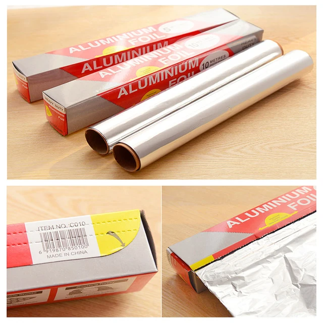 aluminum foil is heavy duty aluminum foil, Thick aluminum foil, tin foil  heavy duty and foil aluminum 10m*30cn roll - AliExpress