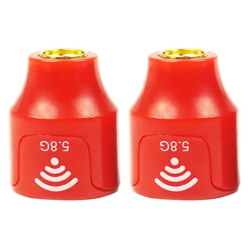 

2pcs Short Super Mini 2.5dBi Crossing Machine Antenna Replacement Parts Easy Install Lollipop 3 RHCP Impact Resistance 5.5-6.0G
