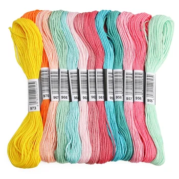

447pcs Simple Embroidery Strings Embroidery Threads for Shop Home