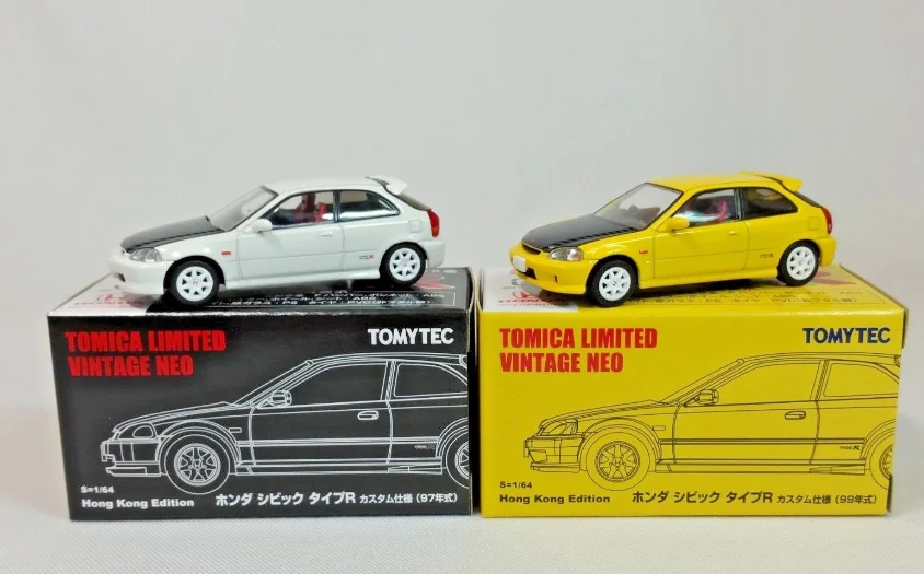 TOMY TOMICA TEC 1/64 TLV Honda Civic EK9 Collection Metal Die-cast