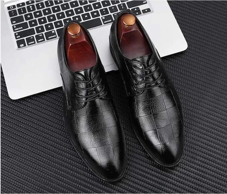 Мужские кожаные модельные туфли-оксфорды ручной работы в итальянском стиле ретро; деловые туфли; мужская обувь для вечеринок; большие размеры
