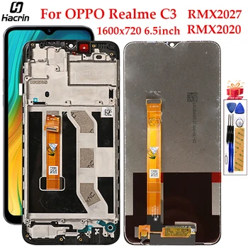 

LCD For OPPO Realme C3 RMX2027 LCD Display Touch Screen Digitizer Assembly Replacement LCD Display For Realme C3 Screen 6.5inch