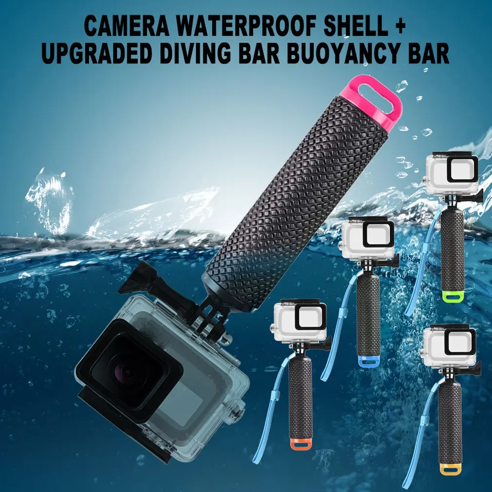 Sports Camera Waterproof Shell Protective Cover Photo Diving Stick Buoyancy Stick for GoPro Hero 7 6 5 Camera Accessories Sports Camera Waterproof Shell Protective Cover Photo Diving Stick Buoyancy Stick for GoPro Hero 7 6 5 Camera Accessories