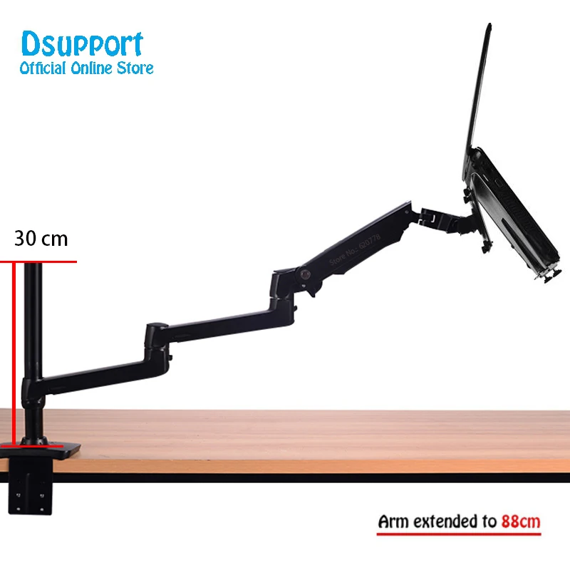 Aluminum Alloy Desktop Mount Ultra long Arm Dual
