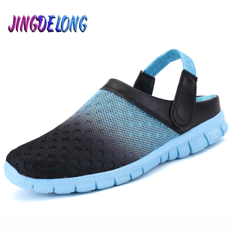 Summer Men's Sandals Couple Shoes Men's Slippers Slides Soft Outdoor Non-slip Men's Beach Slippers Sneakers Float Light Sandals