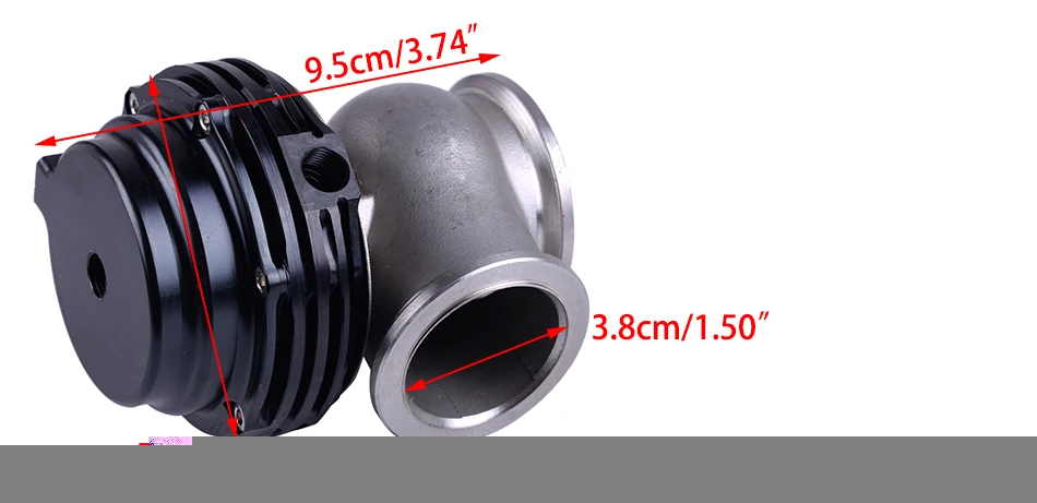 Beler 38 мм мусорные ворота для очистки выхлопных газов для Tial MVS с v-полосным зажимом и фланцами MV-S универсальный автомобиль