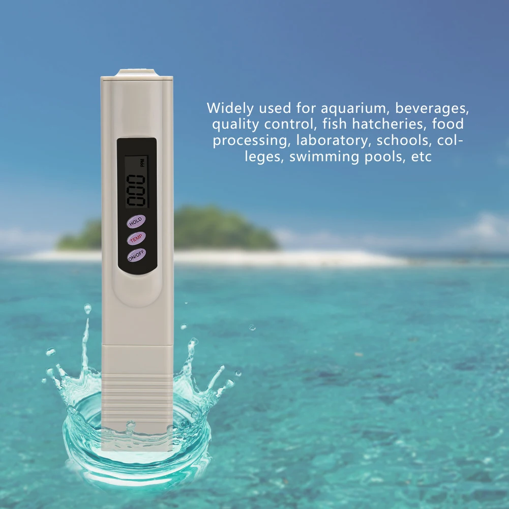 ANENG 0-9990ppm цифровое TDS полное растворение Твердые метр ручка качество и чистота воды температура/PPM тестирование PH измерительный инструмент