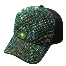Новинка, Женская Бейсболка Snapback, шикарная шапка с бриллиантом, женские Стразы, головные уборы, аксессуары для одежды