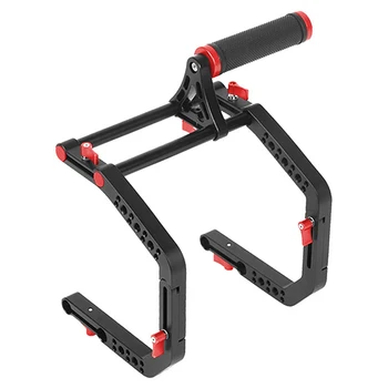 

SLR Camera Upper Handle Double C-Arm Upper Handle Metal SLR Kit Dual C-Arm Photography Accessories