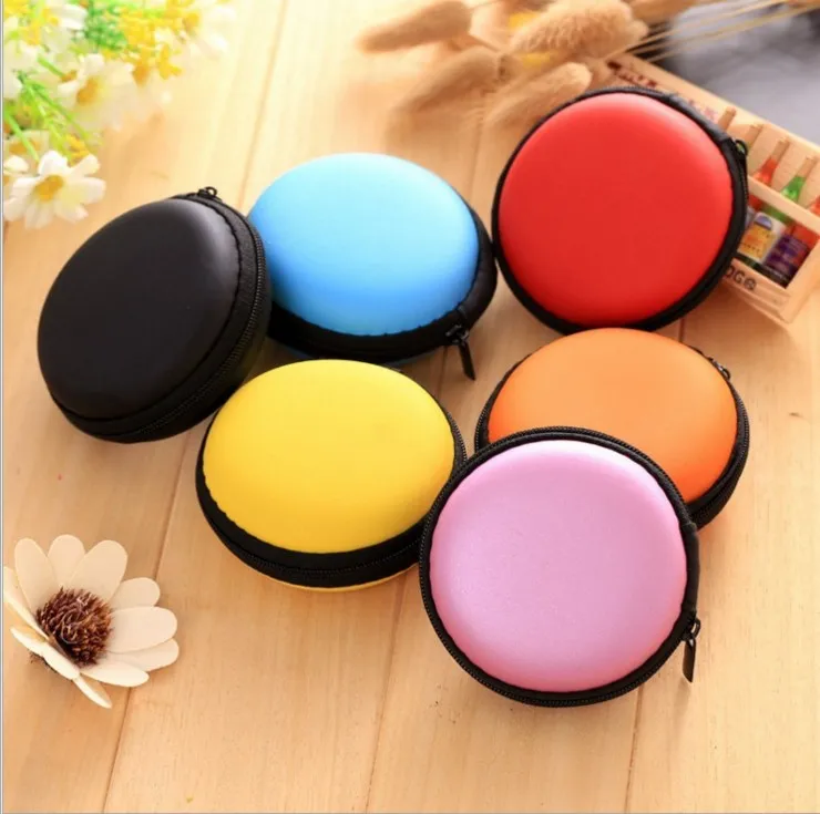 

Purse Eva Data Cable Protective Bag Circle Portable Headset Storage Bag Customizable