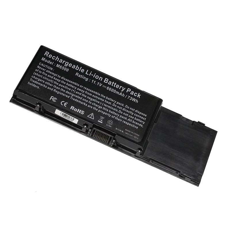 Apexway 6600mAh 11 1 v Аккумулятор для ноутбука M6400 M6500 DELL DW842 312 0873 точности M6500C565C 8M039 KR854|laptop