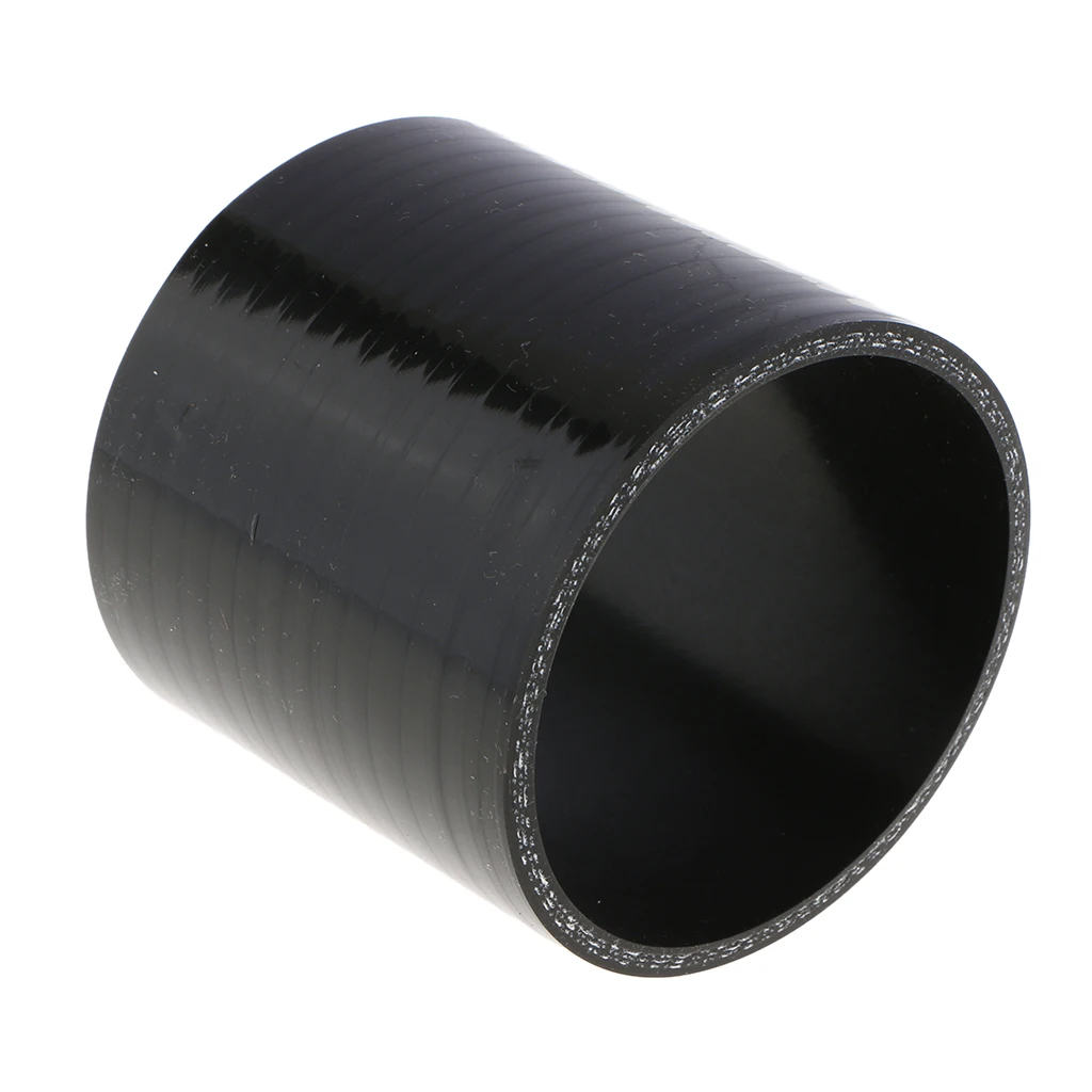 Silicone High Temperature 4-Ply Reinforced Straight Coupler Hose, 0.3Mpa to 0.9Mpa Working Pressure, 3 inch Length, 2 inch ID