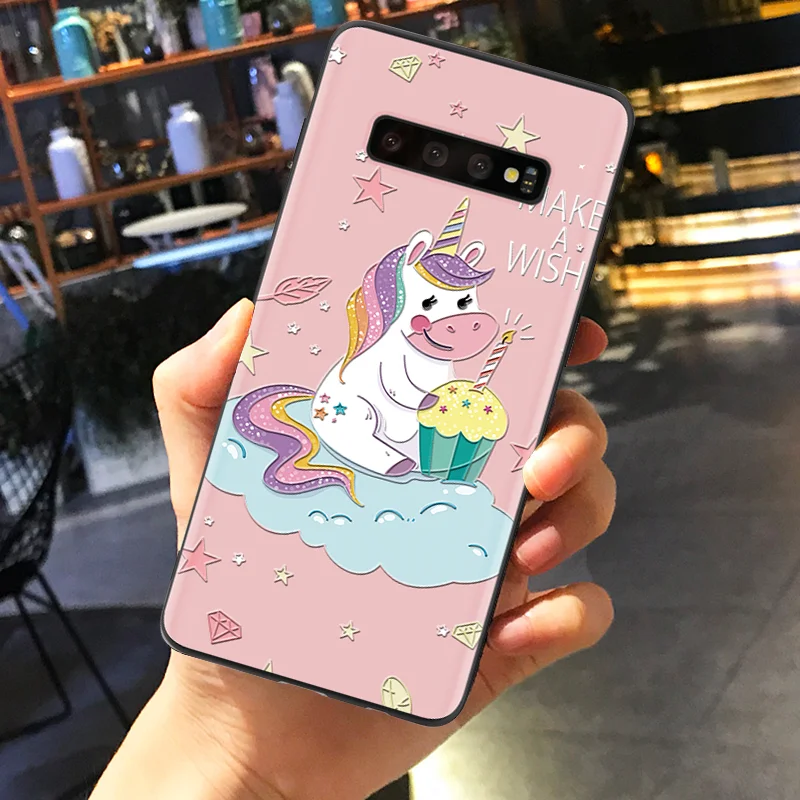 djsxy 3D мультфильм чехол с тиснением для samsung Galaxy A70 A30 A40 A50 A60 A9 A7 A6 J5 J7 J4 J6 S6 S7 край S8 S9 S10 плюс S10e примечание 9 8 - Цвет: djsxy