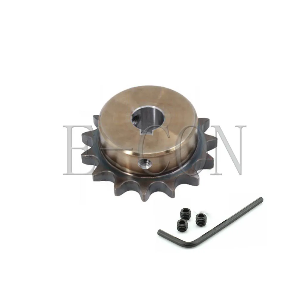 1 PCS 08B 14 Teeth Sprocket Bore 12mm Metal Pilot Motor Gear Roller