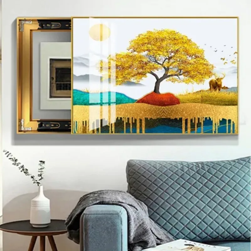 

Dropshipping Push up Meter Box Decorative Painting Abstract Painting Distribution Box Hanging Painting Power Master Switch Box