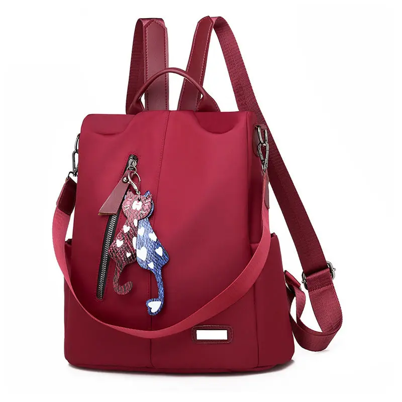 Mochilas Oxford impermeables para mujer, bolso de hombro para ordenador portátil, Retro, escolar, para adolescentes