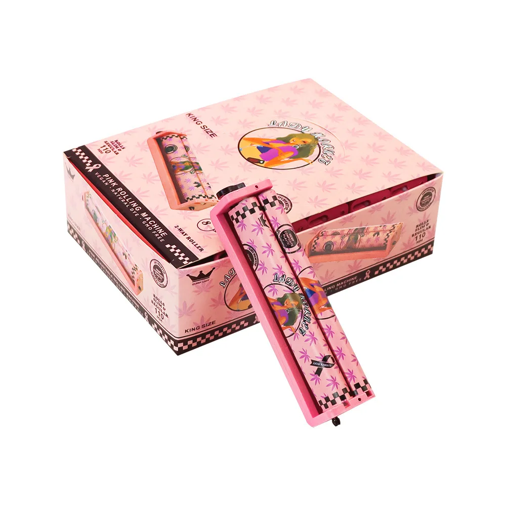 Hornet Lady 78MM/110MM Pink Color Cute Cigarette Rolling Machine Tobacco Roller For Paper Wrapping | Дом и сад
