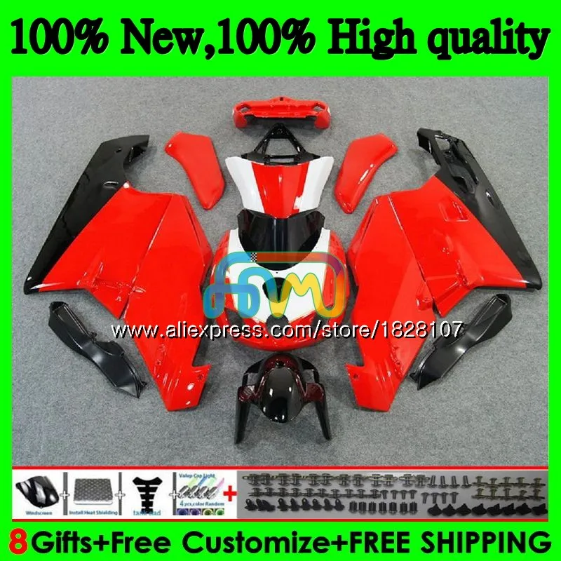 OEM тело для поездок на мотоцикле DUCATI 749-999 749S 999 749 999 03 04 Кузов 78BS. 16 красный классные черные 749 999 S R 749R 999R 2003 2004 обтекатели комплект - Цвет: No. 1