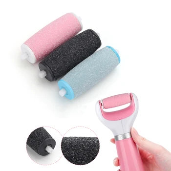 

6Pcs Dull Polish Foot Care Tool Heads Hard Skin Remover Refills Replacement Rollers for Scholls File Feet Care Tool