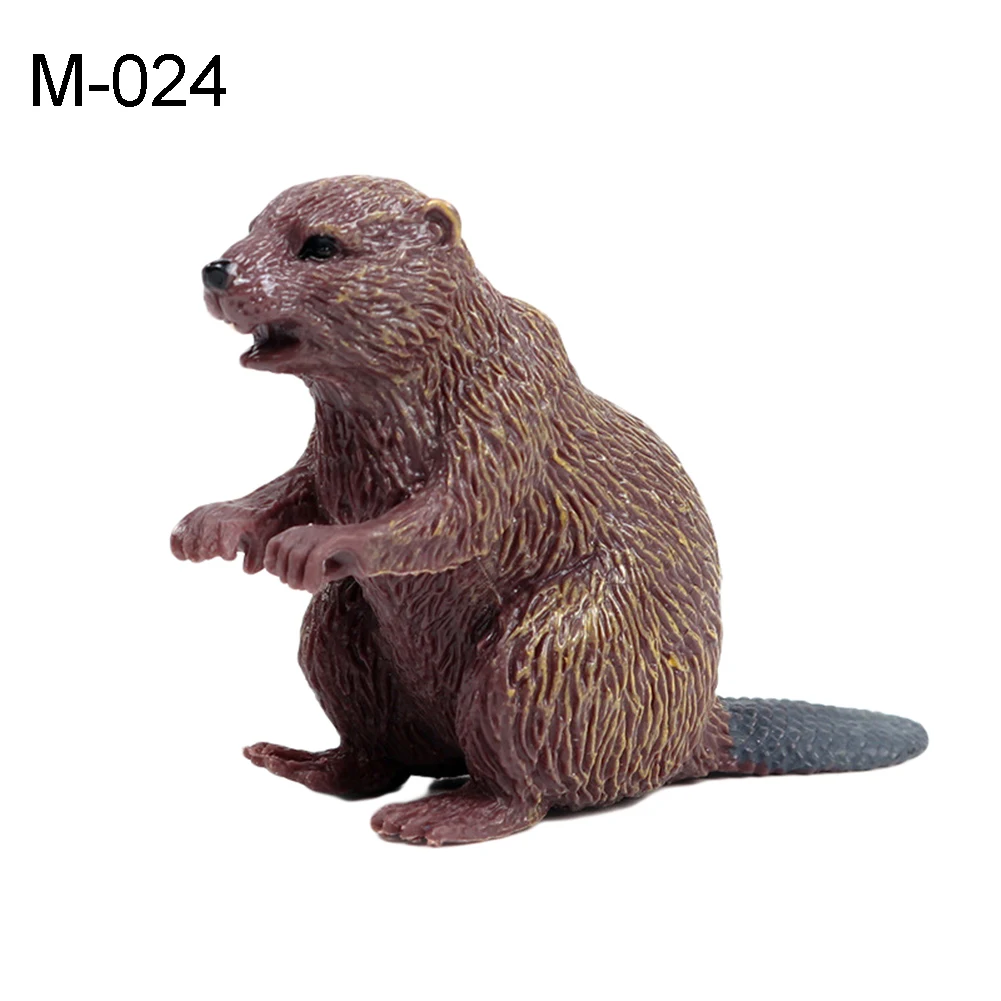 Simulation Badger Wild Animal Action Figure Figurine Desk Ornament Kids Toy