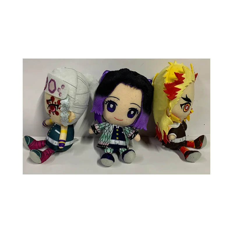 1pcs Demon Slayer Doll Rengoku Kyoujurou Uzui Tengen Kochou Shinobu kimetsu no yaiba Lovely Plush Toys Nice Gift Size 16/20cm