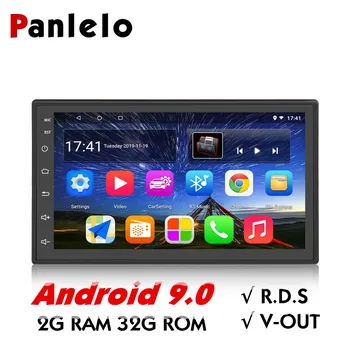 

Panlelo S10 Plus 2 Din Android 9 Car Stereo 2G RAM 32G 7" 1080P Autoradio Quad Core Android Head Unit GPS Navigation Audio Radio