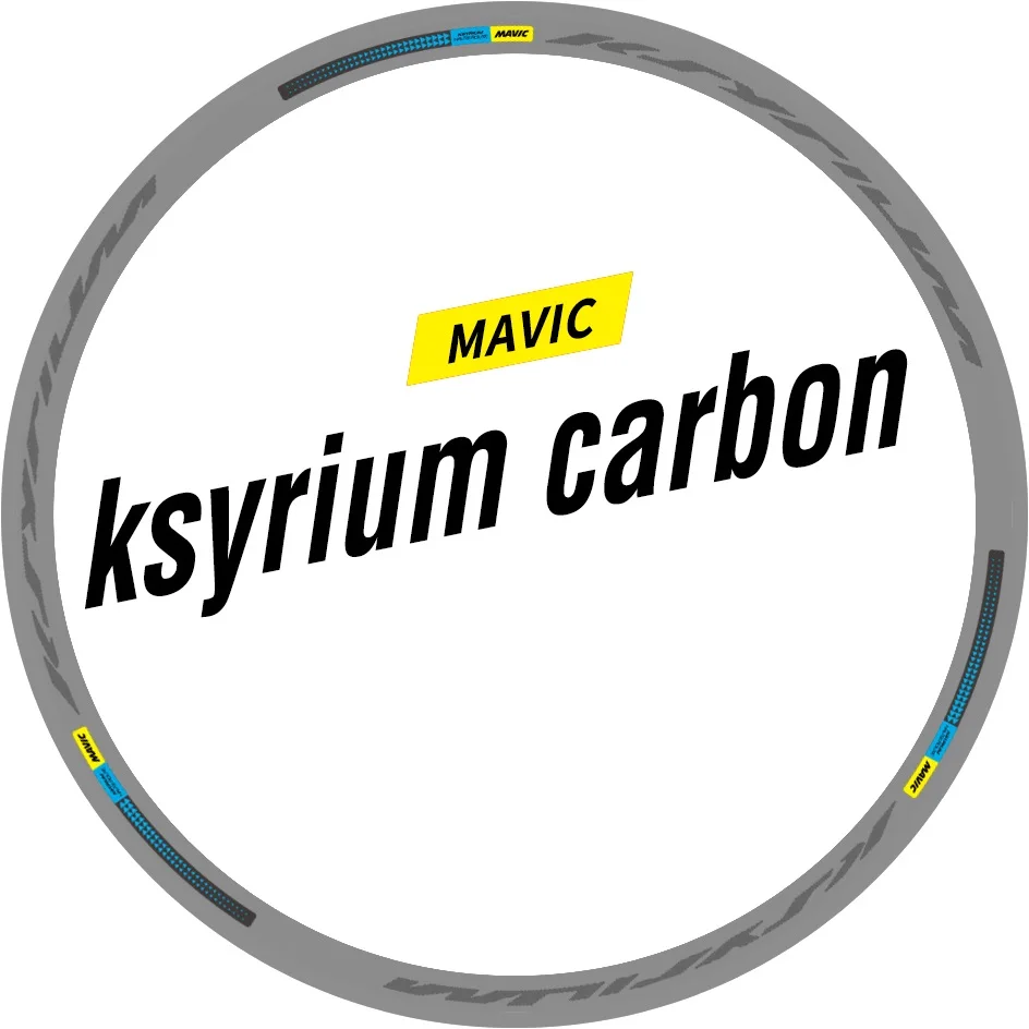 Два колеса Набор наклеек для Mavic Ksyrium 24 мм углеродистая водостойкая наклейка