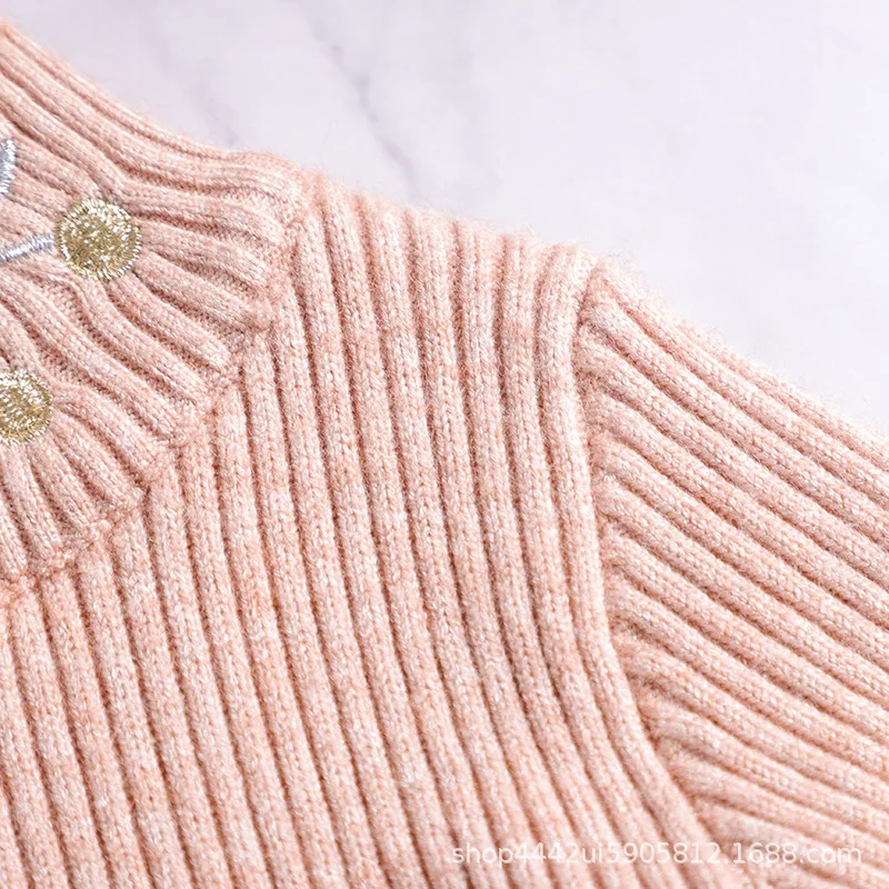 Г., осенний стиль, простые универсальные детские свитера с воротником средней длины приталенные топы в Корейском стиле с вертикальными полосками, однотонные Ba