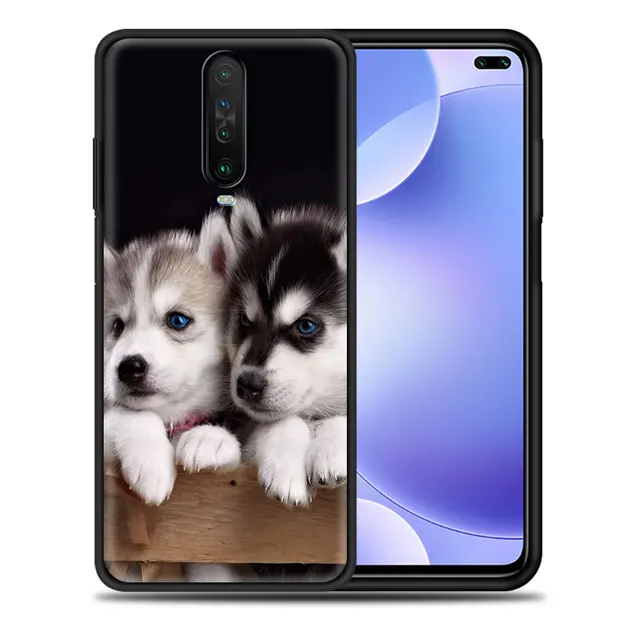 Alaskan Husky Dog Cute Puppy Boy Phone Case For Xiaomi Redmi Note 9S 9 8 10 Pro 8T 9C 9A 8A 7 K40 Silicone Smart Back Cover a3