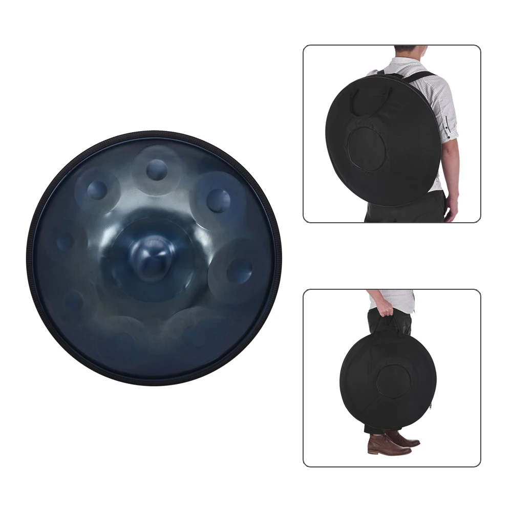 Ручной работы Handpan Instrumento античный F major D Minor подвесной барабан 9 10 нот музыкальный ручной pan барабаны Ударные музыкальные инструменты