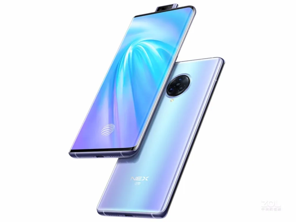 Vivo Nex 3 5G мобильный телефон Snapdragon 855 Plus Android 9,0 6,8" Super Amoled 12 Гб ram 256 ГБ rom МП 44 Вт Зарядное устройство