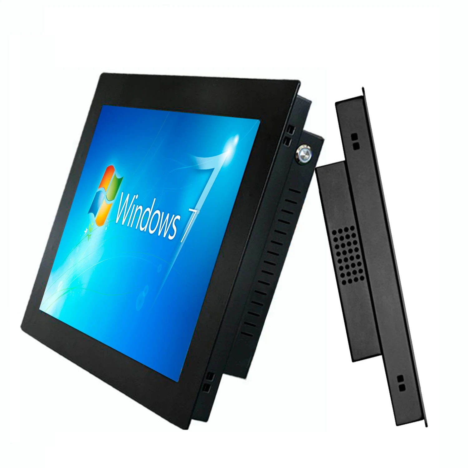 

17 19 21 Inch embedded industrial computer tablet panel all-in-one PC with resistive touch screen built-in WiFi for Win10 Pro