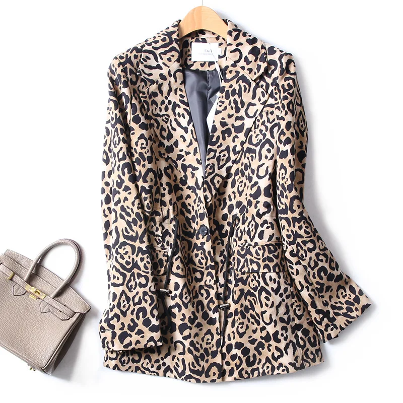 

2019 Autumn And Winter New Style Korean-style Loose Casual Mid-length Single Breasted Small Suit Women's