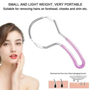 

Ergonomic Design Women Facial Hair Remover Stick Lightweight Hair Removal Threading Beauty Care Tools Shaving Epilator