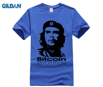

Funny Design Bitcoin Revolution Ernesto Guevara T-Shirt Che Guevara Cool T Shirts Men 100% Cotton d Tshirs 2020