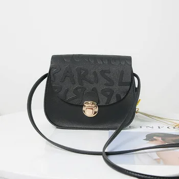 

2019 Pretty Women Bag Messenger Shoulder Bag For Ladies Girls PU Leather Lock Envelope Handbag Purse Fashion Crossbody Bag