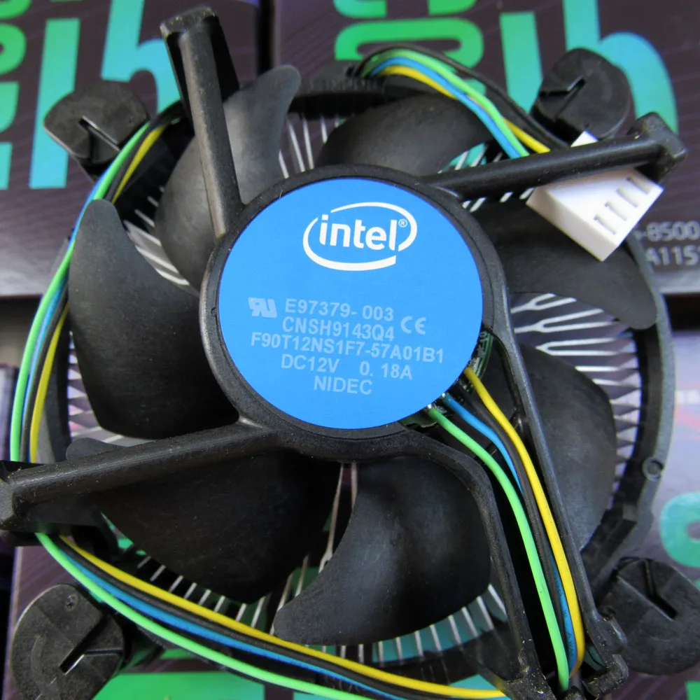 E97379-003 Процессор вентилятор радиатора для i3 i5 i7 разъем LGA 1150 1155 1156 C0155 0.18A 12V