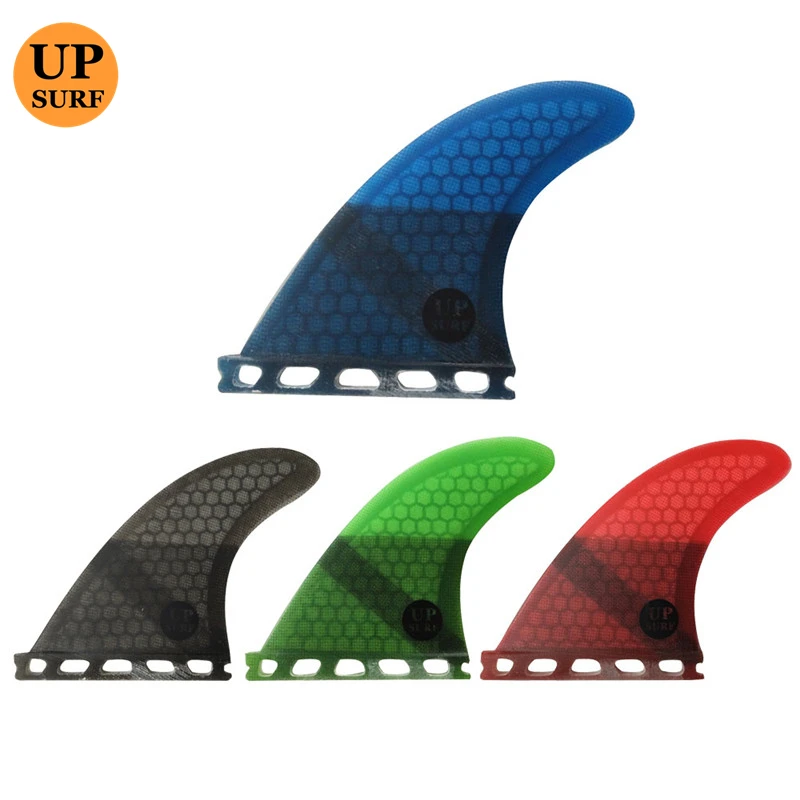 Single Tabs Fins S Green Black Red Blue Tri Fin Set