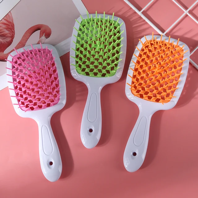 1pcs Wide Teeth Air Cushion Combs Women Scalp Massage Comb Hair Brush Hollowing Out Home Salon DIY Hairdressing Tool 3