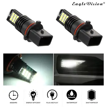 

2Pcs P13W LED Fog Lights Bulb 3030SMD 2400LM 6000K White Car Driving Running Lamp Auto Led Fog lamp Accessories
