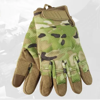 

Touch Screen Tactical Breathable Full Finger Gloves Outdoor Motorcycle Cycling Climbing Anti-skid Men Gloves ZY01