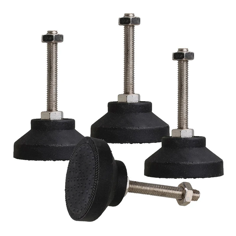 

EASY-Adjustable Furniture Glides 50mm Dia Table Desk Leveling Foot Leg M8 Pack of 4