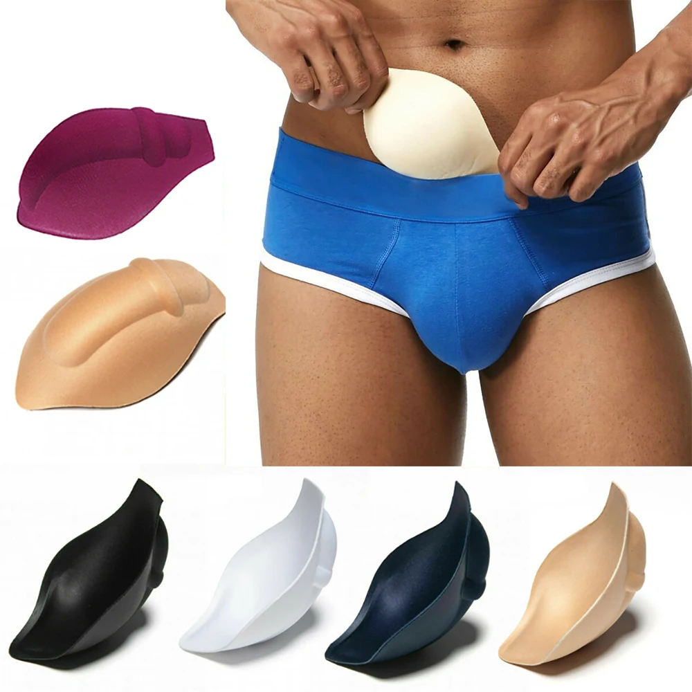 Foam Underwear Briefs Padded Cup Sponge Push Up Pouch Pad Sexy 3d