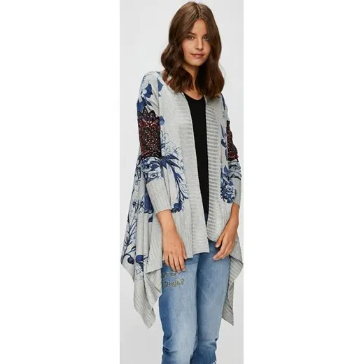 Spanish Style Deg Various Styles Printed Long Knitted cardigan sweater - Цвет: 6