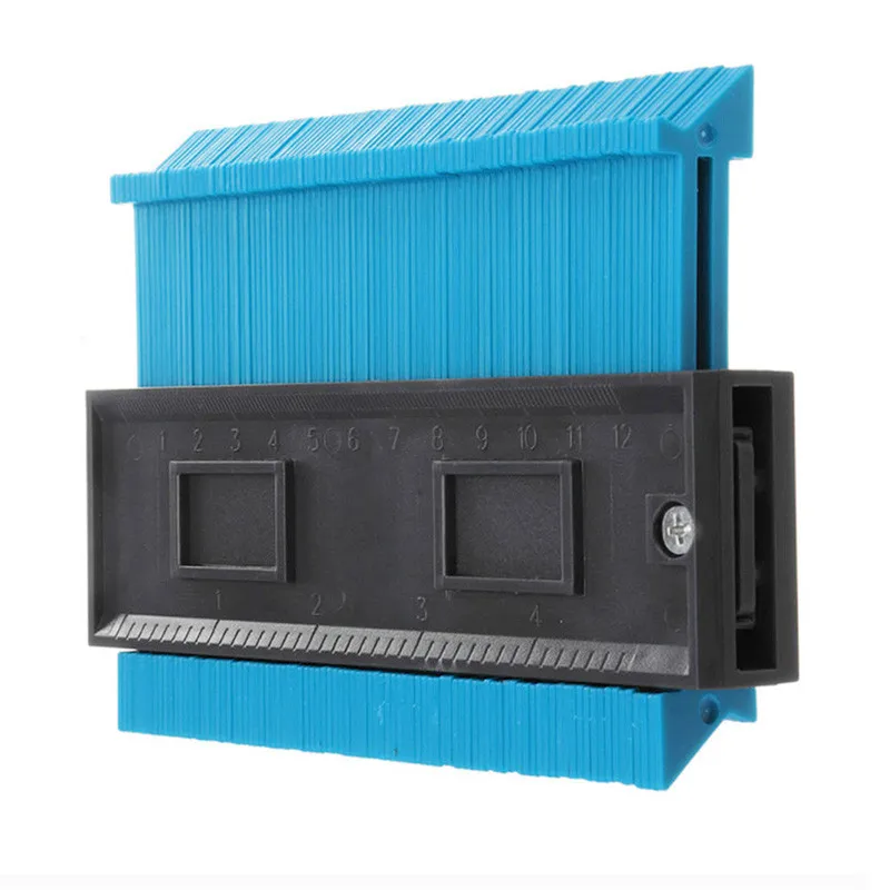 Contour Profile Gauge Copy Gauge Duplicator Tiling Laminate Tiles Edge Shaping Wood Measuring Ruler Woodworking Tools